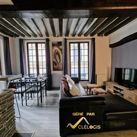 Apartment Le Graveur Saint Maclou, Hyper Centre, Typique Rouennais *